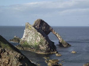 Bowfiddle Rock an der Moray-Firth-Küste