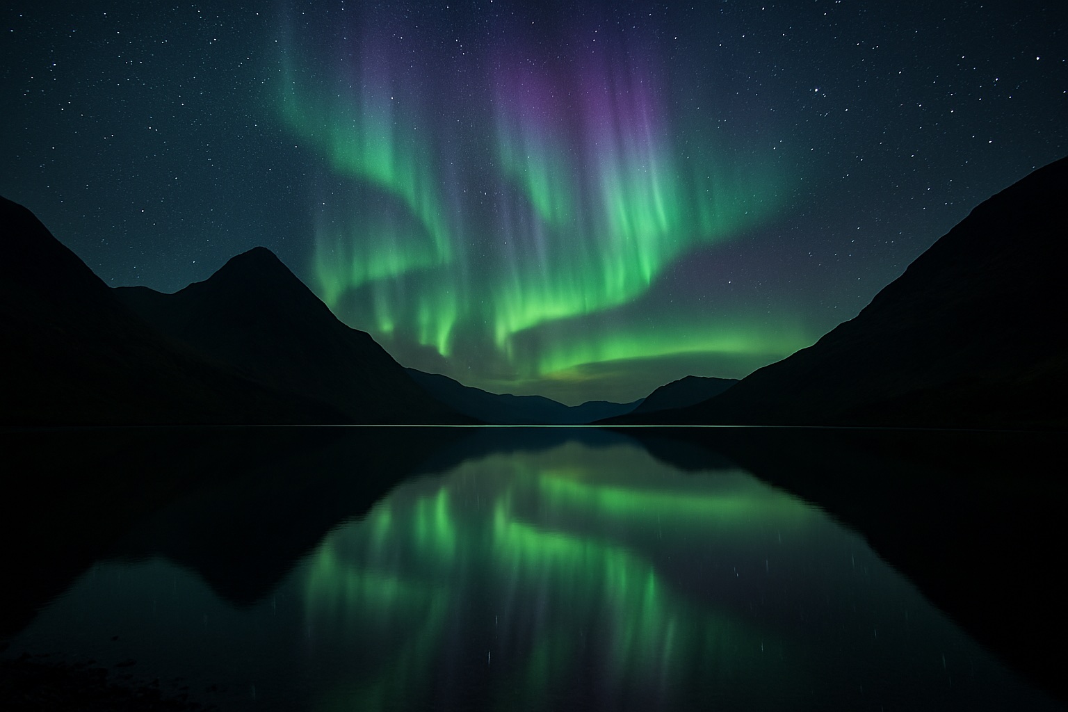 Nordlichter in Schottland